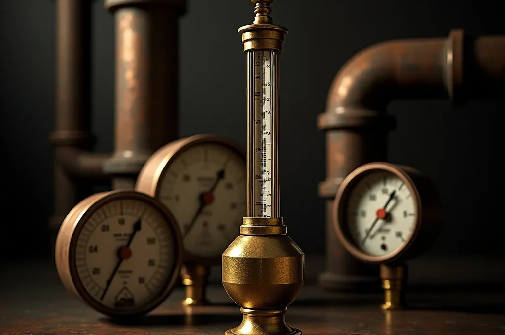 Graphique technique montrant une courbe de chauffe avec axes température extérieure et température eau